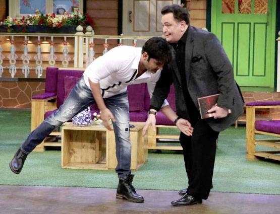 कपिल के शो पर ऋषि कपूर मिले 'नागिन' से