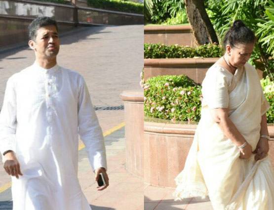 ऐश्वर्या के पिता के चौथे पर श्रद्धांजलि देने पहुंचा बच्चन परिवार...