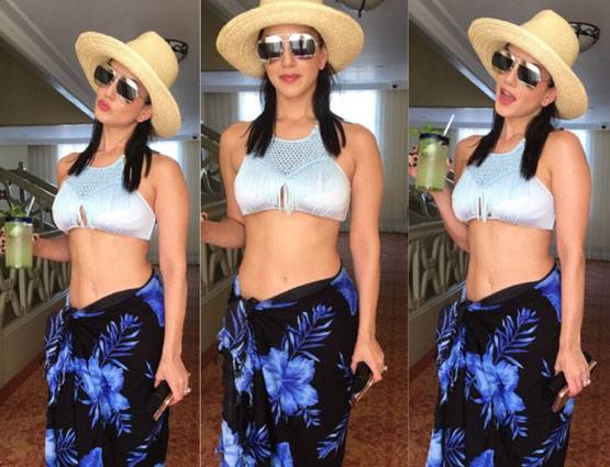 बीच पर रोमांस करतीं सनी लियोनी, शेयर की ऐसी PHOTOS