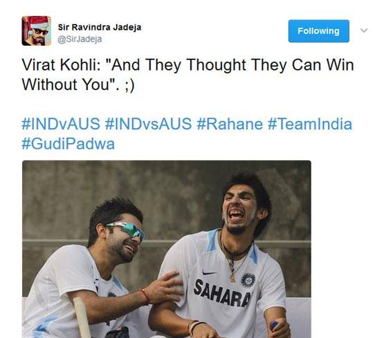 टीम इंडिया की जीत से खुश Twitter यूजर बोले- राम मंदिर ऑस्ट्रेलिया में बनाएंगे