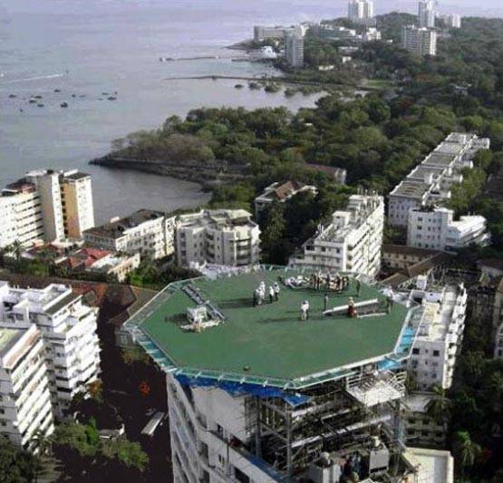 11 हजार करोड़ में बना है मुकेश का घर 'एंटीलिया', देखें PHOTOS