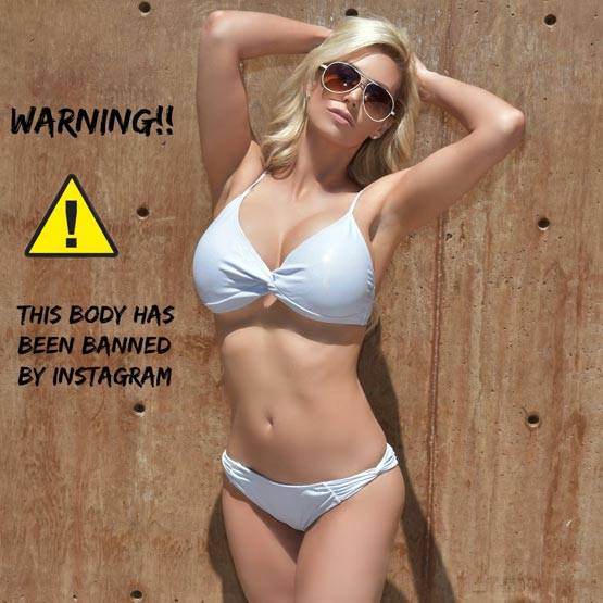 इंस्टाग्राम को पसंद नहीं आया मॉडल का ग्लैमरस अवतार, कर दिया बैन