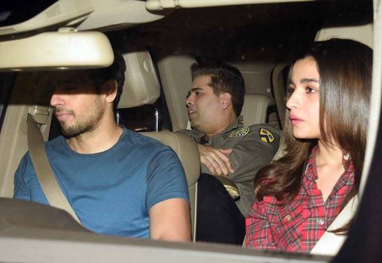 प्रियंका चोपड़ा की पार्टी में फिर साथ पहुंचे आलिया और सिद्धार्थ