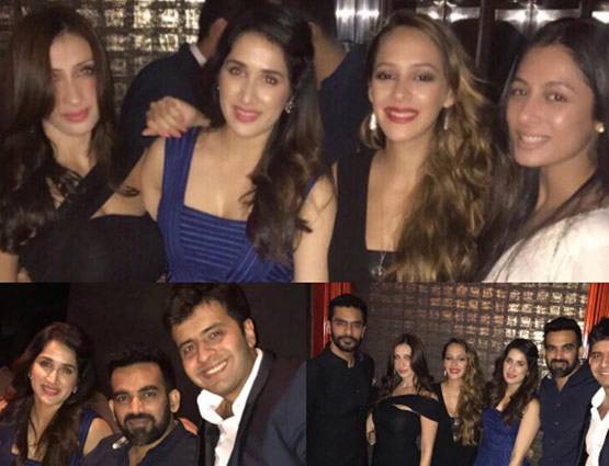 जहीर की टीम को फिर चीयर करने पहुंची एक्ट्रेस 'गर्लफ्रेंड'