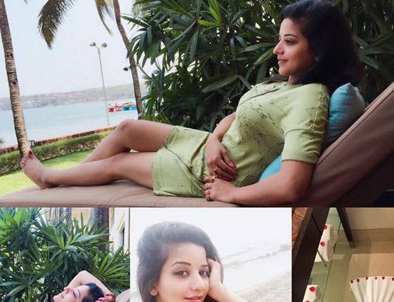 PHOTOS: SWIMSUIT में पति संग गोवा में रिलेक्स कर रही हैं मोनालिसा