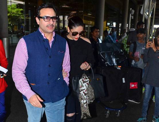 लंदन से सैफ संग लौटीं करीना, देखें PHOTOS