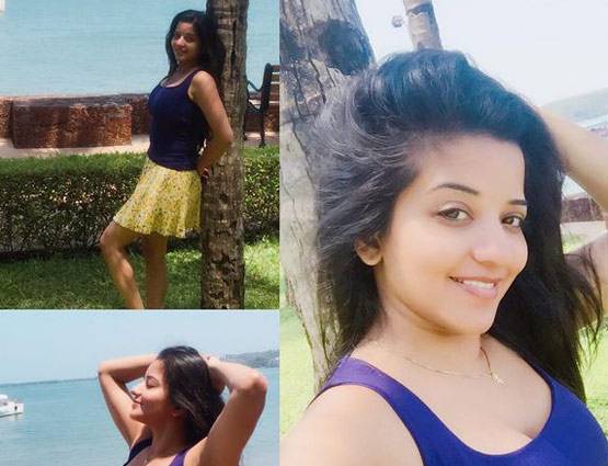 PHOTOS: SWIMSUIT में पति संग गोवा में रिलेक्स कर रही हैं मोनालिसा