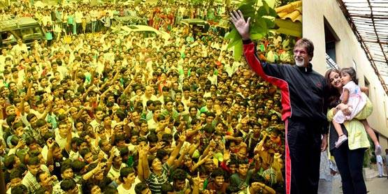 दादा के साथ फैंस से मिलीं आराध्या, बाद में बताया थोड़ी डरी हुई थी