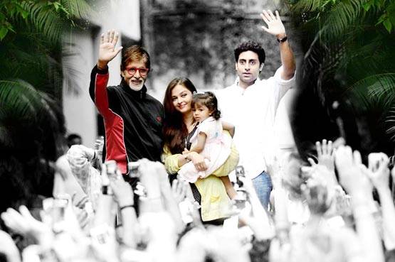 दादा के साथ फैंस से मिलीं आराध्या, बाद में बताया थोड़ी डरी हुई थी