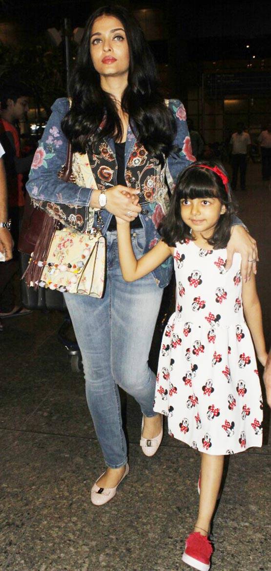 बेटी के साथ Cannes से लौटीं ऐश्वर्या, देखें PHOTOS...