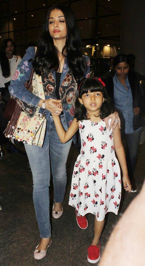 बेटी के साथ Cannes से लौटीं ऐश्वर्या, देखें PHOTOS...