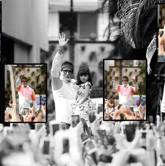 दादा के साथ फैंस से मिलीं आराध्या, बाद में बताया थोड़ी डरी हुई थी