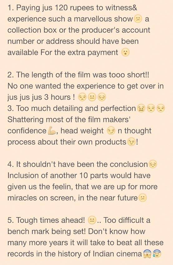 इस डायरेक्टर ने बताई बाहुबली की ये पांच गलतियां, राजामौली बोले थैंक यू