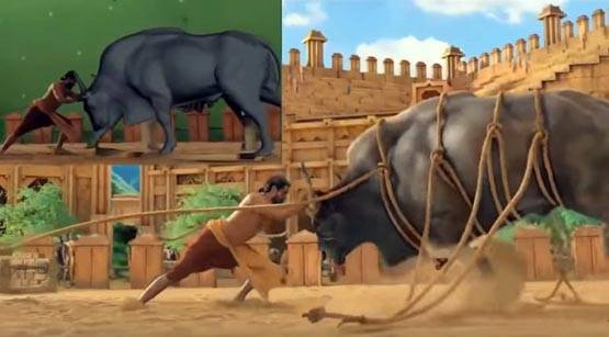 ऐसे शूट हुआ था 'बाहुबली' में भल्लालदेव और सांड के बीच लड़ाई का ये सीन!