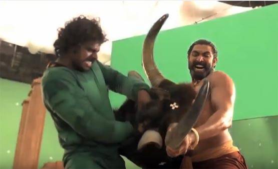 ऐसे शूट हुआ था 'बाहुबली' में भल्लालदेव और सांड के बीच लड़ाई का ये सीन!