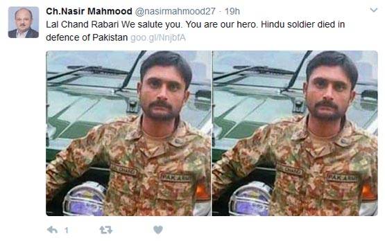 पाकिस्तानी सेना में था ये हिंदू जवान, POK में मौत के बाद बना 'हीरो'