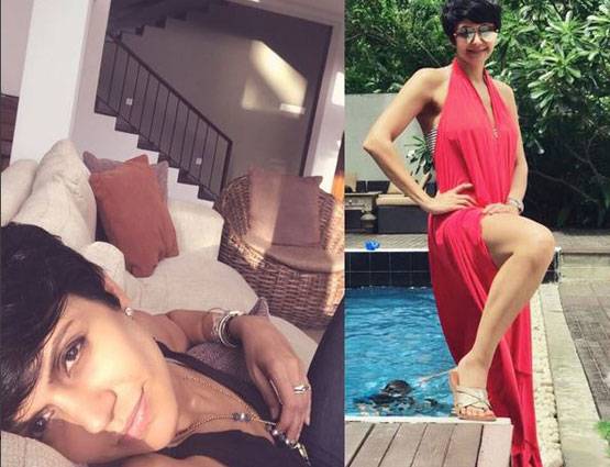 श्रीलंका से वेकेशन मना कर लौटीं मंदिरा, शेयर की BIKINI PHOTOS