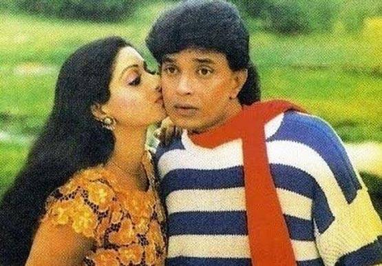 जब मिथुन के साथ लिपलॉक सीन करने पर श्रीदेवी से नाराज हो गए थे उनके घरवाले