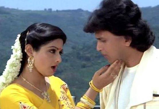 जब मिथुन के साथ लिपलॉक सीन करने पर श्रीदेवी से नाराज हो गए थे उनके घरवाले