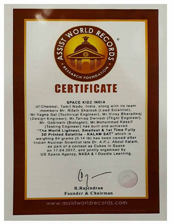 महज 18 साल में 'कलाम सैट' बनाकर रिफत ने रचा इतिहास, NASA ने किया सलाम