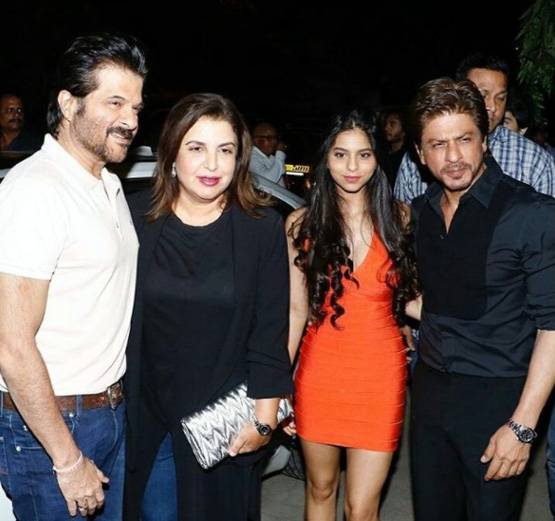 60,000 की ड्रेस पहन शाहरुख के साथ पार्टी में पहुंची बेटी...