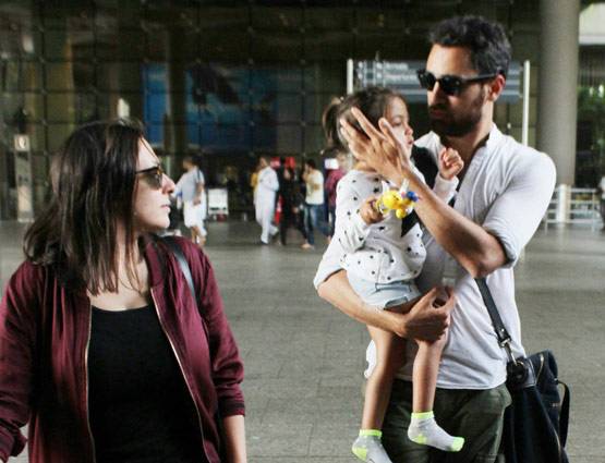 इतनी बड़ी हो गई आमिर खान की पोती, एयरपोर्ट पर पापा के साथ आई नजर