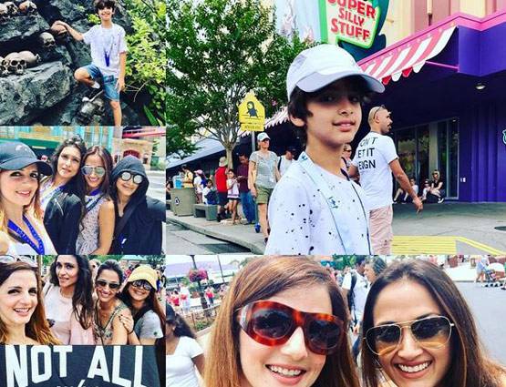 EX वाइफ और बच्चों के साथ डिज्नी वर्ल्ड में मस्ती करते दिखे रितिक