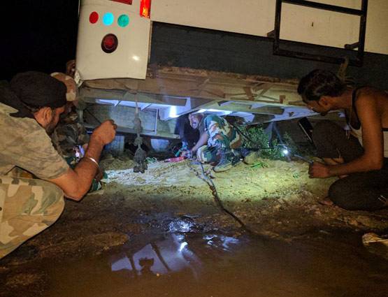 बाढ़ से गुजरात-राजस्थान में त्राहिमाम, सांचौर में 41 लोग किए गए रेसक्यू