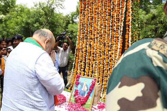 PHOTOS: जयपुर पहुंचे अमित शाह का ग्रैंड वेलकम