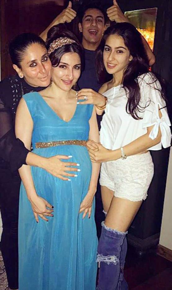 भाई सैफ के जन्मदिन पर हुई सोहा की गोदभराई, देखें PHOTOS