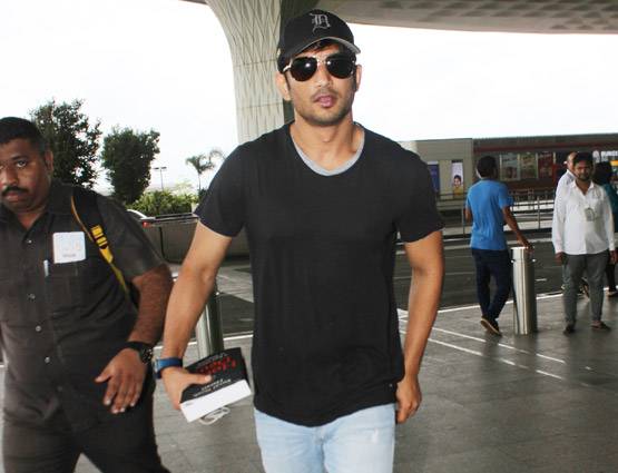 PHOTOS: केदारनाथ की शूटिंग के लिए देहरादून रवाना हुए सुशांत-सारा