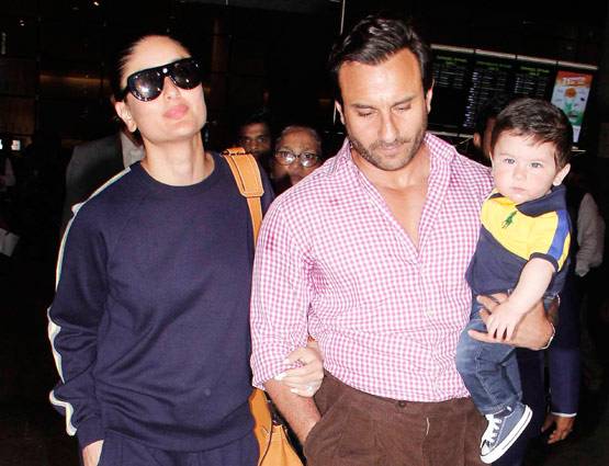 सैफ और करीना का फैमिली वेकेशन हुआ खत्म, तैमूर संग हुए एयरपोर्ट पर स्पॉट