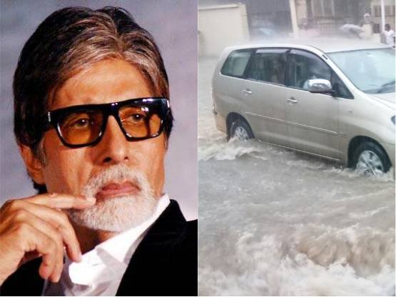 अमिताभ का घर 'जल'सा, शाहरुख का दफ्तर भी पानी-पानी