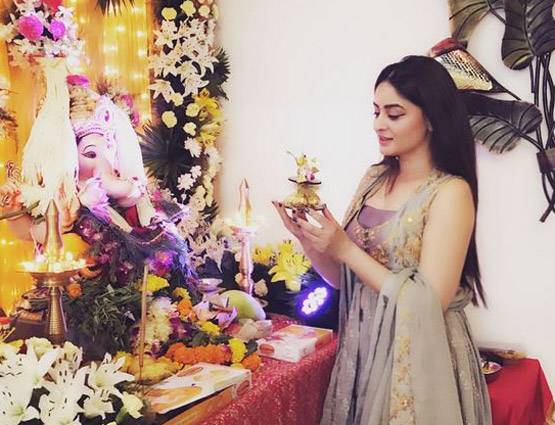 टीवी एक्टर्स ने अपने घर ऐसे किया गणपति का स्वागत, देखें PHOTOS