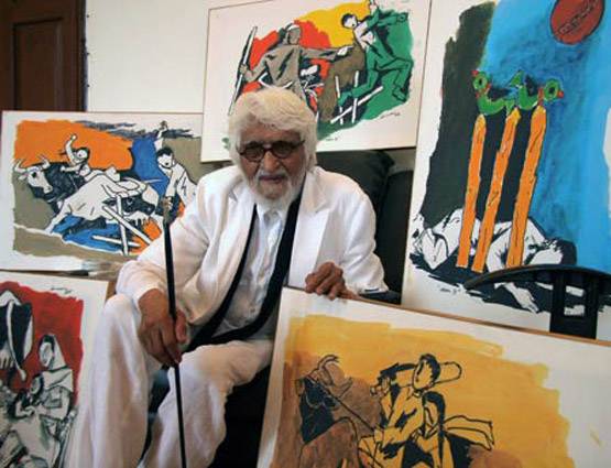 एमएफ हुसैन: कभी पैसे के लिए करते थे होर्डिंग्स पेंट, हमेशा रहे नंगे पैर