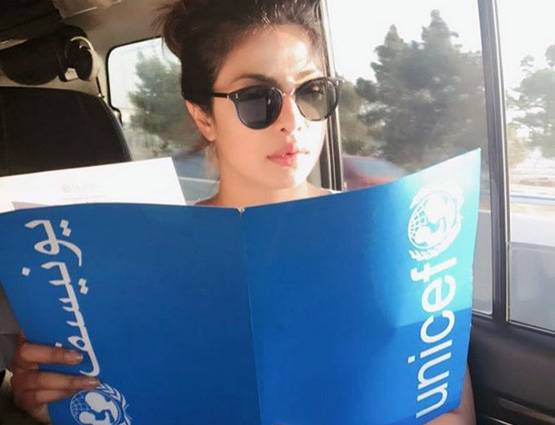 एंजेलीना के बाद सीरियाई शरणार्थियों के बीच प्रियंका, ट्रोल्स को दिया ये जवाब