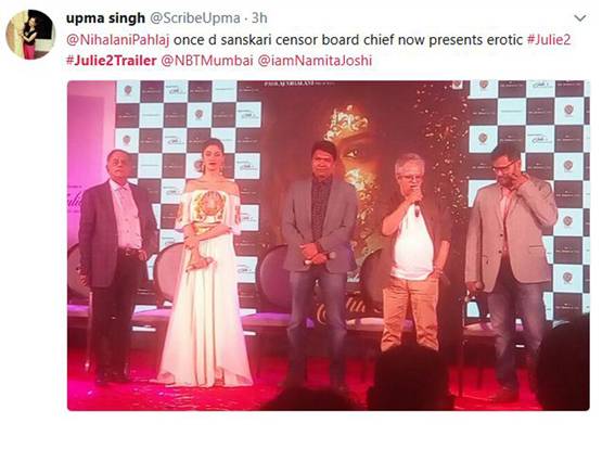 जूली 2 पर पहलाज- संस्कारी हूं और रहूंगा, लोगों ने कहा- 'निर्लज्ज चाचा'