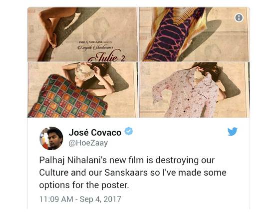 जूली 2 पर पहलाज- संस्कारी हूं और रहूंगा, लोगों ने कहा- 'निर्लज्ज चाचा'