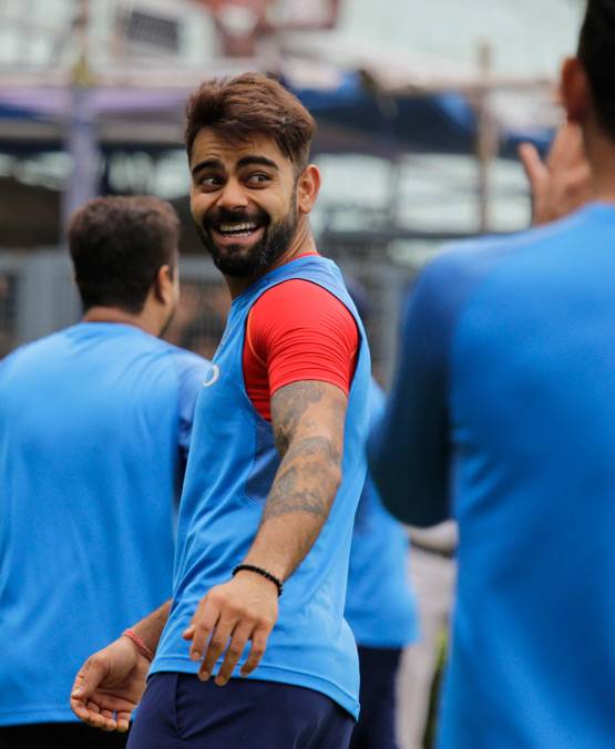 धोनी की शूटिंग, कोहली की किक, मैच से पहले ऐसे हुई टीम की प्रैक्टिस