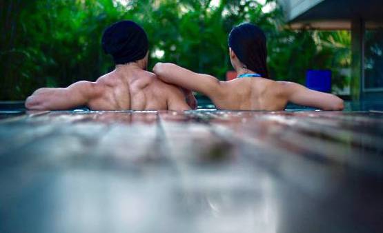 दिशा पटानी के साथ पूल में उतरे टाइगर श्रॉफ, वायरल हुई PHOTO