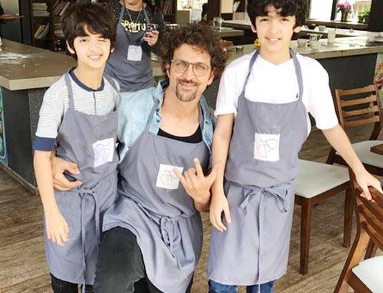 कंगना से हालिया विवाद के बाद फिर सुजैन के साथ नजर आए रितिक रोशन