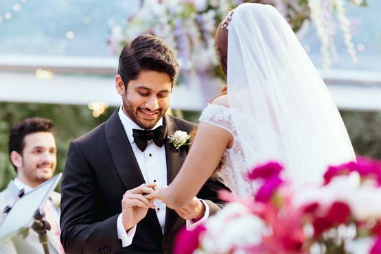 कैथोलिक वेडिंग में एक-दूजे का हाथ थामे दिखे समांथा और नागा चैतन्य, देखें PHOTOS