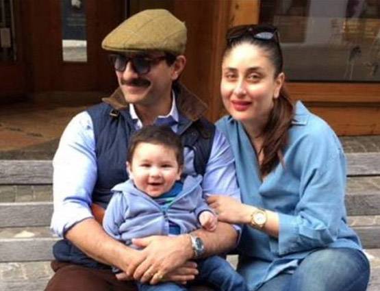 पहली दिवाली पर ऐसा था नन्हे तैमूर का लुक, दिखे सैफ की गोद में