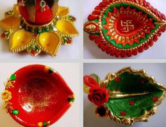 इन 8 टिप्स की मदद से घर में ही बनाएं डिजाइनर दीये