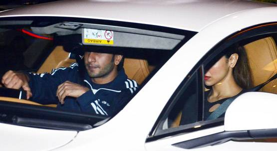 पद्मावती के विरोध के बीच रणवीर-दीपिका गए डिनर पर, देखें PHOTOS