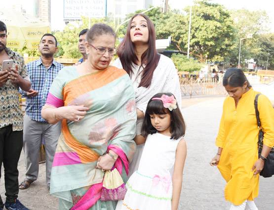 जन्मदिन पर बेटी संग ऐश्वर्या पहुंची सिद्धिविनायक,अभिषेक नहीं आए साथ