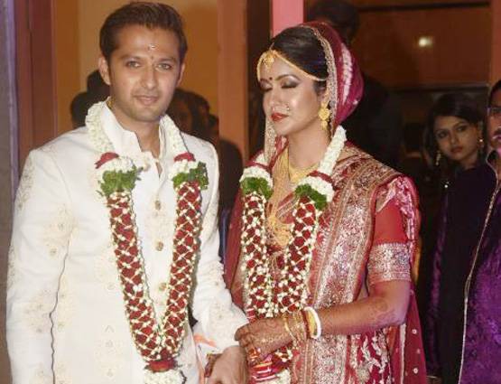 एक्ट्रेस तनुश्री दत्ता की बहन ने की 10 साल बड़े एक्टर से शादी, PHOTOS