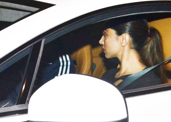 पद्मावती के विरोध के बीच रणवीर-दीपिका गए डिनर पर, देखें PHOTOS