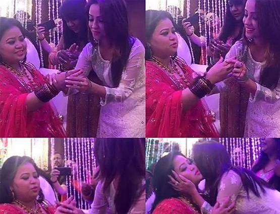 चूड़ा सेरेमनी में भारती ने जमकर किया भांगड़ा, पहुंचे ये TV स्टार्स