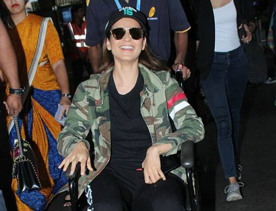 बिना व्हील चेयर के चल नहीं पा रही हैं कंगना रनौत, लगी है गंभीर चोट